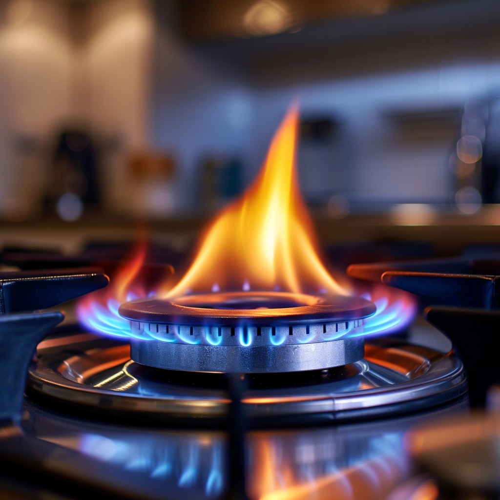 stockcake blazing gas burner 282506 standard